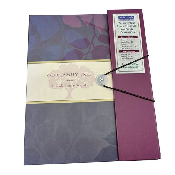 Our Family Tree Family Heritage Keepsake Album For Photos & Memories READ - Picture 1 of 13